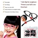 thumbnail image 4 of Soporte antideslizante para gafas MOLDERP, 12 pares (negro y transparente), 4 of 7