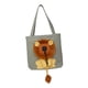 thumbnail image 4 of Transportín De Mascotas Bolsa De Transporte De Viaje Bolsa De Transporte De Gatos Para Viajar Animales Pequeños Gris Pequeño, 4 of 5