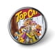 thumbnail image 1 of Don Gato-Theme Round Button Badge: Premium Metal Construction, Ideal for High-End Events 2.8 cm, 1 of 6