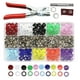 thumbnail image 5 of Kit De Herramientas De Sujetadores A Presión De 9,5 Mm Con Alicates Con Caja De 15 Rejillas Durable 10 Colores 200set Snaps, 5 of 5