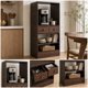 thumbnail image 1 of Mueble Buffet 50cmx30cmx100cm Comedor con 2 Cajones Estantes Madera Natural, 1 of 6