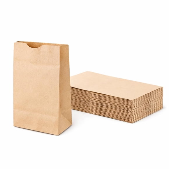Bolsas de papel Perfect Stix 100 unidades 2 lb color marrón