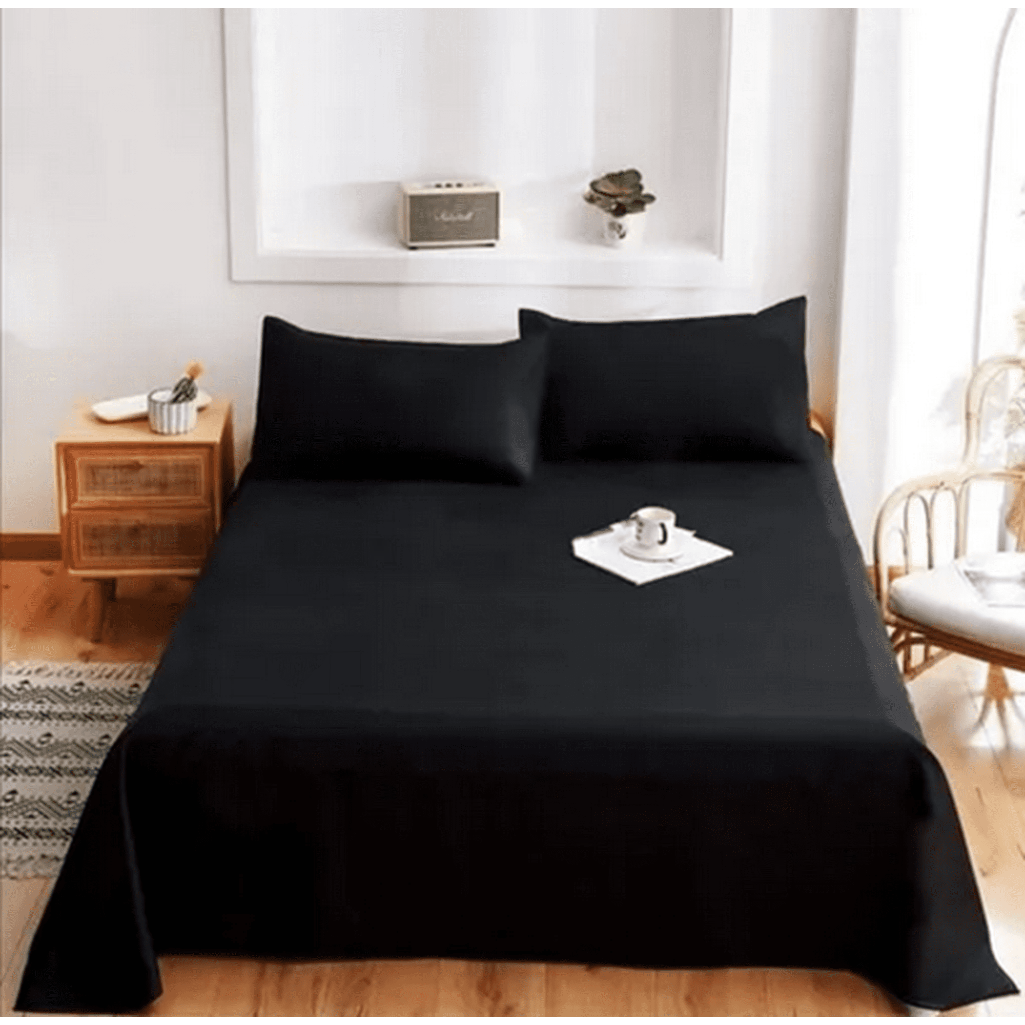 Genérico - Sabana 1 Plaza Algodon 144 Hilos