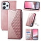 thumbnail image 1 of Funda Flip FOXDOCK para Xiaomi Redmi 12 , Estilo Billetera con Diseño Rombo, Correa de Mano y Soporte, Uso Diario, 1 of 6