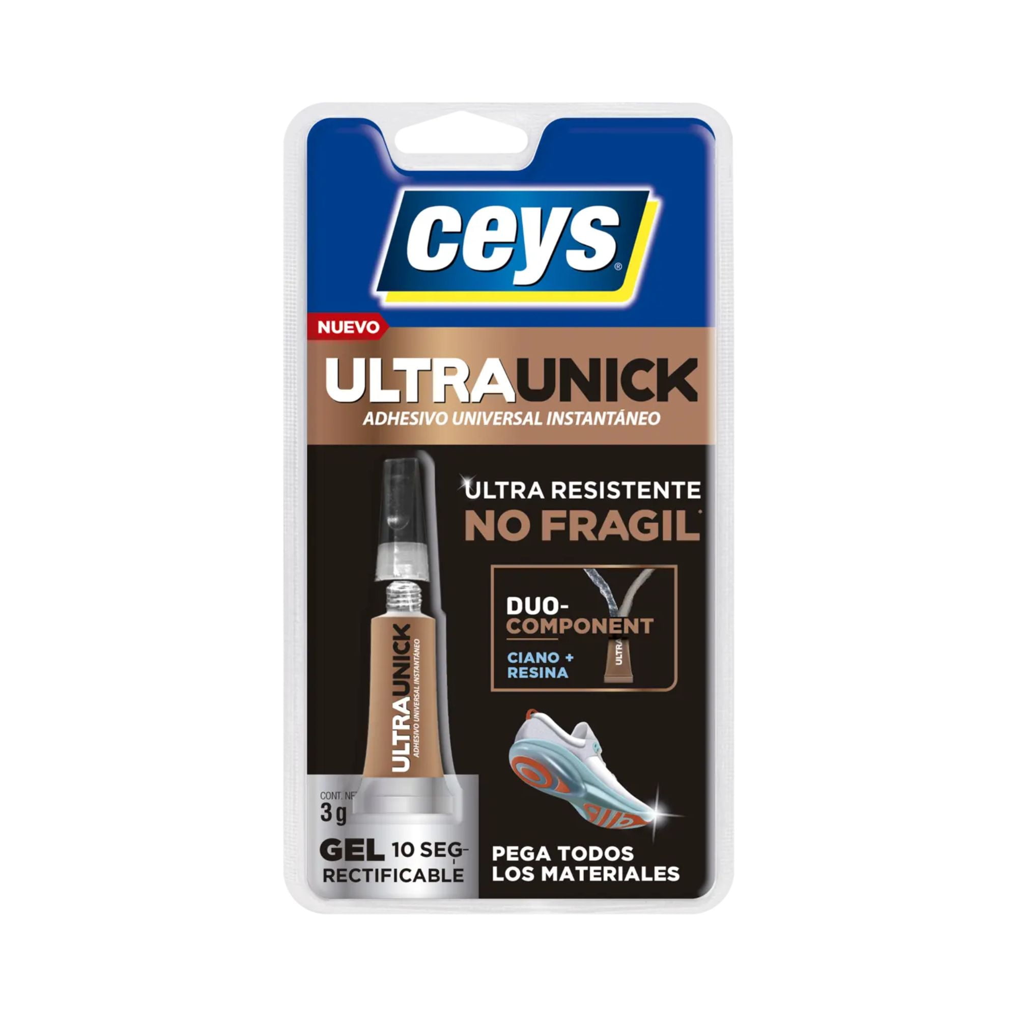 Adhesivo Instantáneo Ultraunick Gel 3x1gr - Ceys