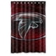 thumbnail image 1 of Cortina de ducha de los Atlanta Eagles Falcons, juego de cortina de baño con ganchos, tamaño 48 x 72 pulgadas, 1 of 3