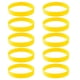thumbnail image 2 of 10 Piezas / Paquete Pulseras De Silicona En Blanco Pulsera De Goma De Moda Amarillo, 2 of 3