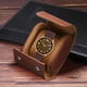 thumbnail image 4 of Estuche de Viaje de Cuero para Relojes Caja para un Solo Reloj para Hombres y Mujeres, 1 Ranura, Marrón, 4 of 6
