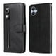 thumbnail image 1 of Funda con Cremallera para Samsung Galaxy A04E 4G, Carcasa Cartera de Cuero PU con Soporte y Tarjetero, 1 of 6