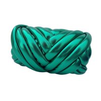 Bothyi - Hilo Grueso De 15 M De Largo, Tejido A Mano, 500 G, Para Cestas, Mantas, Macramé, Color Verde