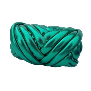 Bothyi - Hilo Grueso De 15 M De Largo, Tejido A Mano, 500 G, Para Cestas, Mantas, Macramé, Color Verde