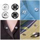 thumbnail image 5 of Juego de 112 pares de broches de presión Dasinro en negro, blanco y dorado, 5 of 8