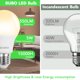 thumbnail image 4 of Bombillas LED BUBO A19 de 5 W (equivalentes a 40 W), 2700 K, 550 lm, E26, 24 unidades, 4 of 9