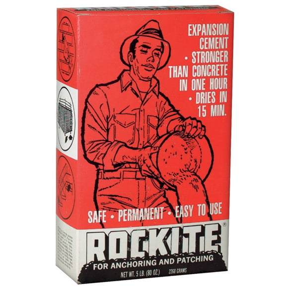 Cemento de anclaje ROCKITE Rockite 10005, 2,27 kg (paquete de 4)