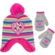 thumbnail image 1 of Set De Gorro Y Manoplas De Invierno Minnie Mouse Para Niñas Pequeñas, 1 of 6