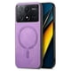 thumbnail image 2 of Magnetic Slim Case for Xiaomi Poco X6 Pro 5G with Camera Guard & Anti-Scratch Back Purple, 2 of 5