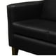 thumbnail image 3 of Sofa Sicilia 2C Pu Negro, 3 of 4
