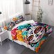 thumbnail image 1 of 3pcs La Catrina Style Duvet Cover Set - Includes Duvet Cover And Pillowcases Suitable for Year-Round Bedroom And Dorm Decor, 1 of 1