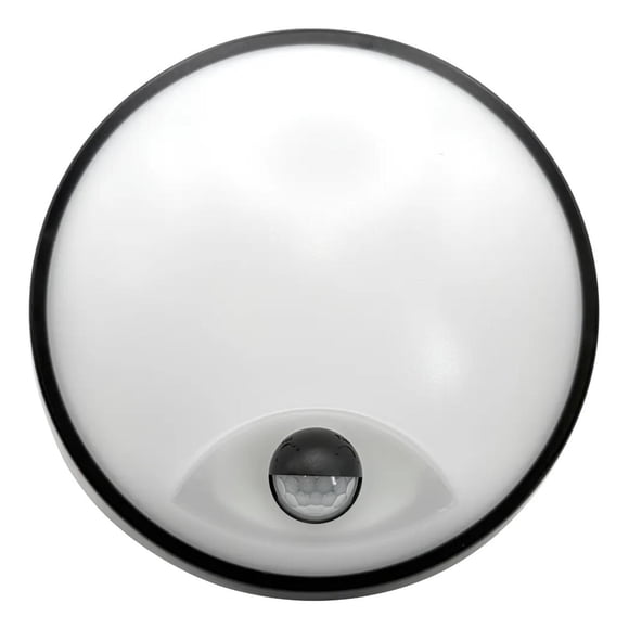 Foco Exterior tortuga Led C/sensor 15w Ip65 Negro 3color Luz Blanco Calida/fría/neutro
