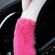 thumbnail image 3 of Funda Para Volante De Coche Mullida Y Suave Felpa Para Invierno Cálido Bonito Protector De Volante Con Orejas De Gato Gatito Universal De 15 Pulgadas Elástico Y Antideslizante, 3 of 6