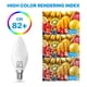 thumbnail image 5 of Bombillas LED tipo candelabro ORALUCE E12, 5 W, 5000 K, 450 lm, paquete de 6, 5 of 9