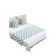 thumbnail image 3 of Juego De Piecera De Cama Mas 2 Cojin Con Fundas Modelo Rastrojar Azul, 3 of 4