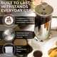 thumbnail image 4 of Cafetera de prensa francesa Cafe Du Chateau de acero inoxidable de 1 litro, 4 of 9