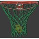 thumbnail image 2 of Red de baloncesto Krazy Netz Baylor University amarilla, 2 of 8