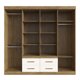 thumbnail image 4 of Clóset Las Vegas 8 Puertas 4 Cajones Exteriores Mdf Nuez - Beige, 4 of 7