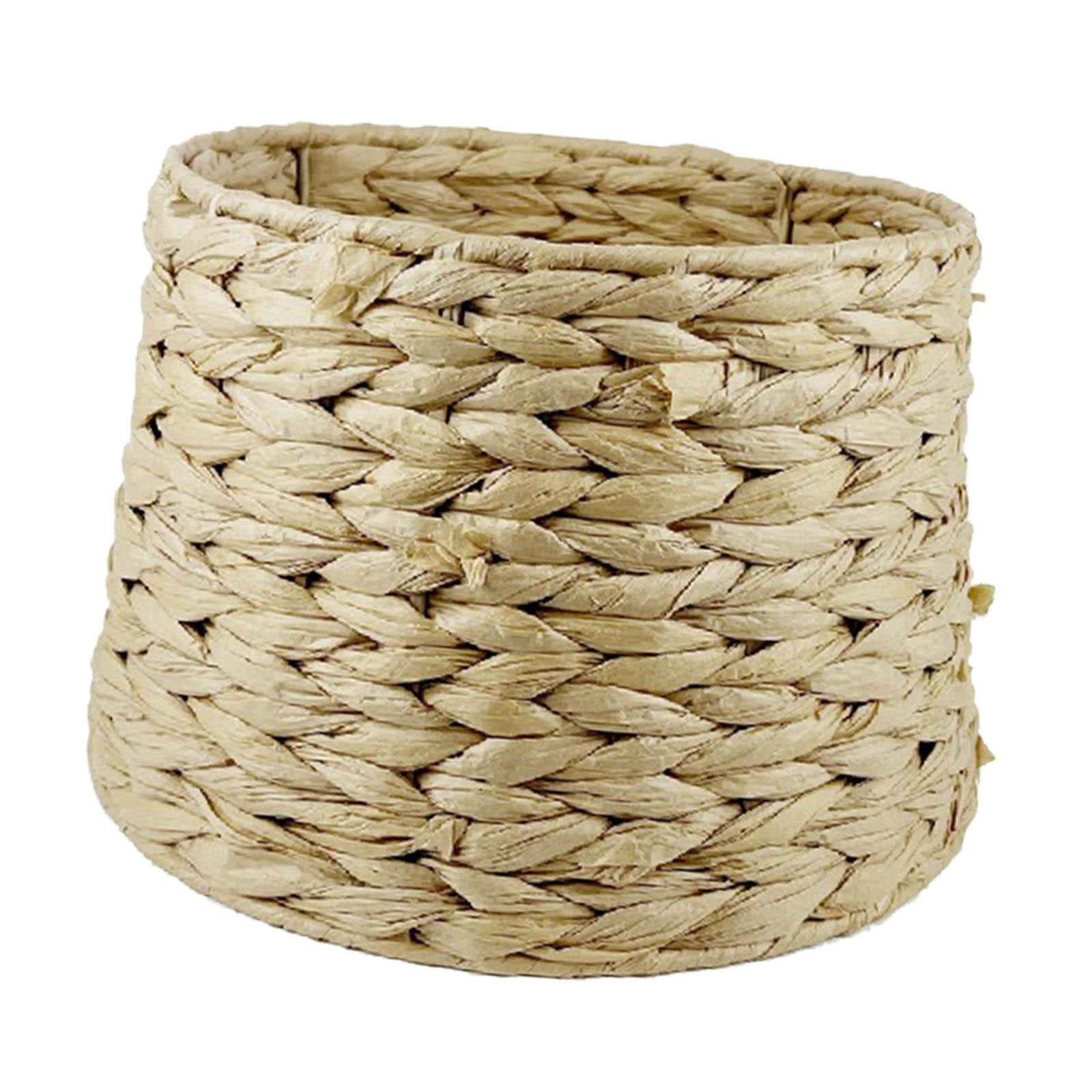 Magideal - Pantalla De Lámpara Colgante De Ratán Tejido Para , Dormitorio, Comedor, Sala De , 30,5X20,5X25,5 Cm 305X205X255 Cm