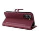 thumbnail image 3 of Premium Wallet Case for Xiaomi Poco X7 Pro 5G with Card Slots & Kickstand, Flip Cover Red, 3 of 6