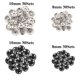 thumbnail image 2 of Broches de presión Kenkio 8 mm/10 mm negro y plateado 120 juegos, 2 of 6