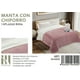 thumbnail image 1 of Manta Frazada Con Chiporro Diseño Liso Plaza Y Media, 1 of 1