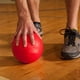 thumbnail image 4 of Piel de rinoceronte Dodgeball Champion Sports, color rojo neón, talla 6, 4 of 5