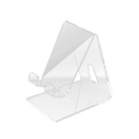Bothyi - Soporte De Teléfono De Acrílico Transparente De Escritorio Estante De Exhibición Caballete Estable Accesorio Resistente Estilo A