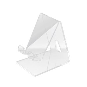 Bothyi - Soporte De Teléfono De Acrílico Transparente De Escritorio Estante De Exhibición Caballete Estable Accesorio Resistente Estilo A