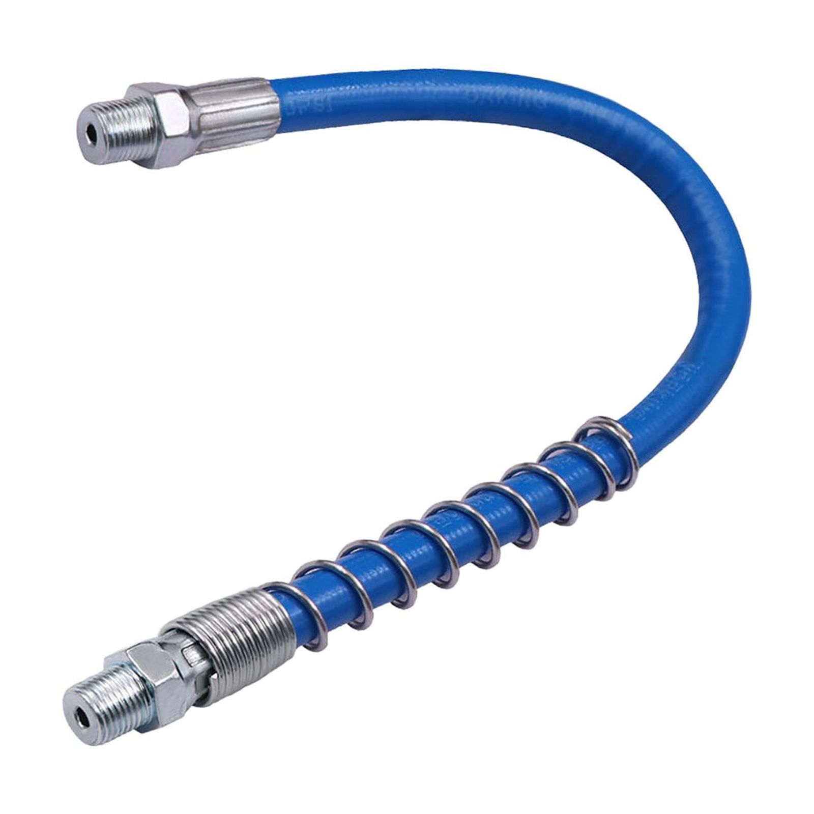 Magideal - Manguera Flexible Para Máquina De Engrase, Manguera Flexible Con Resorte, Engrasador, Fácil Instalación, Reemplaza La Extensión Para Remolque, Taller, Sin Acoplador