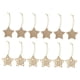 thumbnail image 4 of 12pcs Rebanadas De Madera De Navidad Colgantes Surtidos De Navidad Bricolaje Bricolaje Ornamentos De Cinco Puntas Estrella, 4 of 5