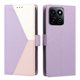 thumbnail image 4 of Cartera Plegable para Honor 200 Smart, PU Tricolor con Ranuras, Morado, 4 of 6