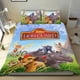 thumbnail image 1 of Guardia del León Conjunto de sábanas temático, trío de piezas, cómodo y amigable con la piel, diseño único, regalo de decoración para el hogar para familiares, amigos y fans,135cm *200cm, 1 of 6