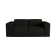 thumbnail image 1 of Sofa Aura Tres Cuerpos Lino Negro, 1 of 3