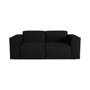 Diseños Valestrini - Sofa Aura Dos Cuerpos Lino Negro