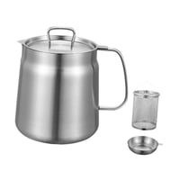 Bothyi - Olla Freidora, Olla Caldo, Utensilios De Cocina, Herramienta Para Fiesta En Casa, Olla Para Freír De Acero Inoxidable