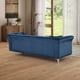 thumbnail image 3 of Chesterfield sofa ,Stanford sofa , high quality Chesterfield sofa ,AZURE BLUE, tufted and wrinkled fabric sofa;contemporary Stanford sofa .loverseater; tufted sofa with scroll arm and scroll back, 3 of 3