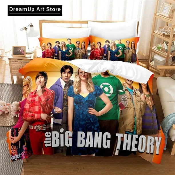 Big Bang Theory Bedding SetDuvet Cover Comforter Bed Set Quilt Cover Pillowcase Boys Girls Adults