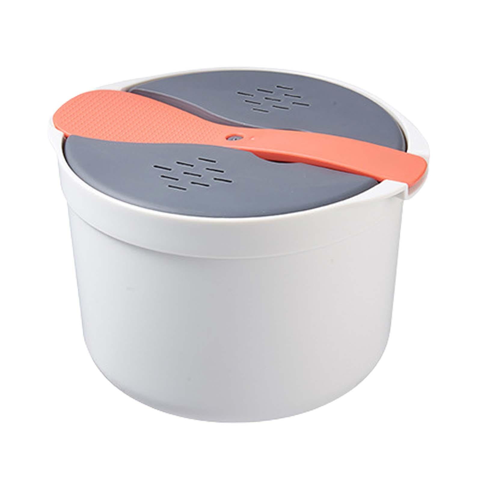 Bothyi - Olla Humeante Para Microondas, Olla Arrocera Multifuncional Para Arroz, Ramen, Quinua, Naranja