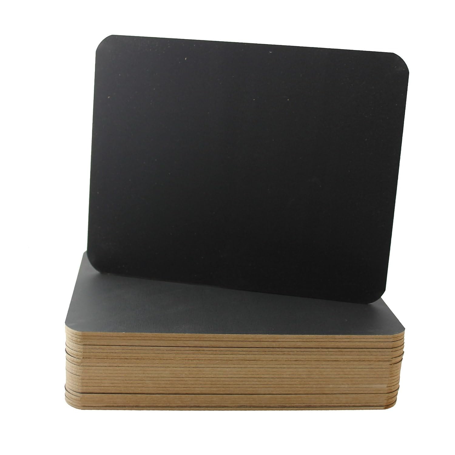 Chalkboard Flipside Products, Color Negro, 9,5 X 12 Cm, Paquete De 24