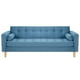 thumbnail image 1 of Sofa Retro 3cg Felpa 05 Azul Petroleo, 1 of 6