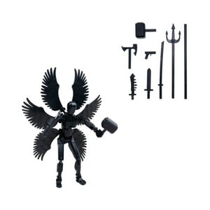 Soleio - Figura De Acción Articulado Dummy 13 Diy Negro