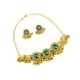 thumbnail image 1 of Conjunto De Aretes De Collar Vintage Hermosa Moda Para Fiesta De Aniversario De Graduación Gema Verde, 1 of 5